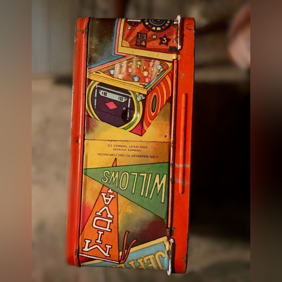 Vintage “The Fonz” Red Metal Lunchbox with thermos - Picture 3 of 4